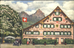 10575420 Brunnen SZ Gasthaus Pension Ochen Ungelaufen Ca. 1910 Brunnen SZ - Otros & Sin Clasificación