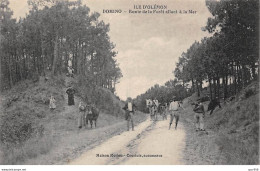 17 - ILE D OLERON - SAN45967 - Domino - Route De La Forêt Allant à La Mer - Ile D'Oléron