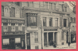 Calais Dépt. Pas-de-Calais : La Société Générale - Maison Flament - Commerces - Thème Banque - 1909. - Calais