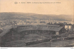 19 - SAN62698 - BRIVE - La Rotonde - Dépôt Des Machines De La Cie D'Orléans - Train - Brive La Gaillarde