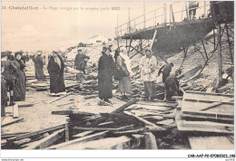 CAR-AAFP2-17-0167 - CHATELAILLON - La Plage Ravagée Par La Tempête - Châtelaillon-Plage