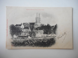 CPA 70 - BOURBON LANCY - CARTE PRECURSEUR 1903 EGLISE ET VILLAGE - Sonstige & Ohne Zuordnung