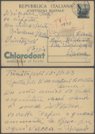 ITALIA ENTERO POSTAL PUBLICIDAD CHLORODONT TOOTHPASTE DENTISTA DENTIST - Pharmazie