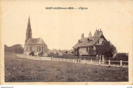 14 - SAINT AUBIN SUR MER - SAN37106 - L'Eglise - Pli - Saint Aubin