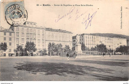 20 - BASTIA - SAN55061 - Statue De Napoléon Et Place Saint Nicolas - Bastia