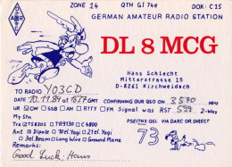 ASTERIX Sur CARTE QSL / RADIOAMATEUR - GERMAN AMATEUR RADIO STATION / KIRCHWEIDACH - ANNÉE / YEAR : 1984 - RRR ! (an712) - Fumetti