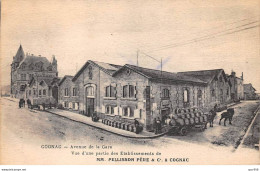 16 - COGNAC - SAN29503 - Avenue De La Gare - Vue D'une Partie Des Etablissement De MM Pellisson Père & Cie - Commerce - Cognac