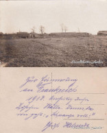 Ansichtskarte  Soldatenlager An Der Stadt 1918  - Zu Identifizieren