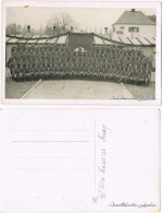 Ansichtskarte Ulm A. D. Donau Soldaten Vor Kaserne 1940  - Ulm