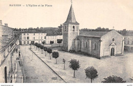 17 - SAUJON - SAN42037 - L'Eglise Et La Place - Saujon