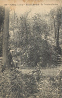 WW 45 CLERY SAINT-ANDRE. Lavandières Et Jeune Cycliste à La Fontaine D'Azaine - Autres & Non Classés