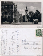 Ansichtskarte Riesa Rathaus Und Klosterkirche 1941 - Riesa