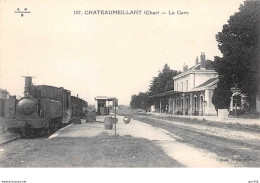 18 . N° 54664.HATEAUMEILLANT.La Gare.Train - Châteaumeillant