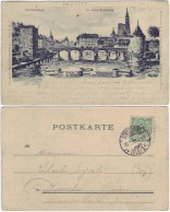CPA Straßburg Strasbourg Königsbrücke Und Fischerthor 1899 - Strasbourg
