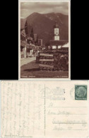 Ansichtskarte Garmisch-Partenkirchen Sonnenstraße Mit Kirche 1936 - Garmisch-Partenkirchen