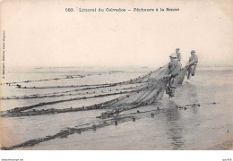 14 . N° 102884 . Caen .littoral Du Calvados .pecheurs A La Senne . - Caen