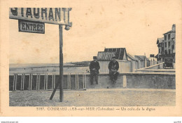 14 . N°105738 .courseulles Sur Mer .un Coin De La Digue . - Courseulles-sur-Mer