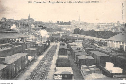 16. N°105778 .angouleme .train .la Gare De La Compagnie D Orleans . - Angouleme