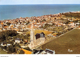 14 .n° 204203.saint Aubin Sur Mer.église.mer. Cpsm - 15 X 10.5 Cm - Saint Aubin