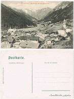 Cartoline Gossensaß Colle Isarco Totale Mit Bahnstrecke 1905  - Other & Unclassified