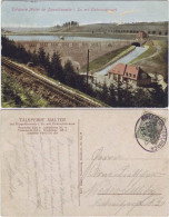 Ansichtskarte Dippoldiswalde Talsperre Malter Mit Elektrizitätswerk 1912  - Dippoldiswalde