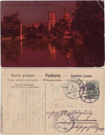 Ansichtskarte Mannheim Friedrichpark - Bengalische Beleuchtung 1913 - Mannheim