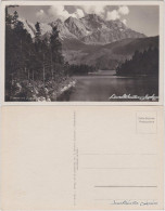 Ansichtskarte Garmisch-Partenkirchen Eibsee Mit Zugspitze 1932 - Garmisch-Partenkirchen