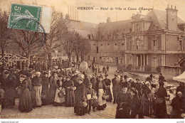 18 - VIERZON - SAN52464 - Hôtel De Ville Et Caisse D' Epargne - Vierzon