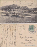 Ansichtskarte Koblenz Ehrenbreitenstein Mit Ausflugsdampfer 1911  - Koblenz