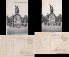 Postkaart Gent Ghent (Gand) La Statue Jacques Van Artevelde 1915 - Autres & Non Classés