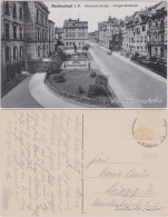 Ansichtskarte Reichenbach (Vogtland) Weinholdstraße Und Kriegerdenkmal 1924  - Reichenbach I. Vogtl.