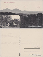 Postcard Schloßbösig Bezděz 2 Bild: Panorama Und Forsthaus 1918  - Tchéquie