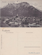 Ansichtskarte Mittenwald Mittenwald A. Isar Mit Karwendel 1937 - Mittenwald
