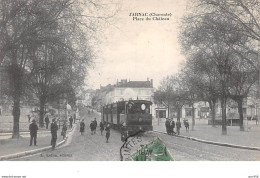 16 - N°110869 - Jarnac - Place Du Château - Tramway - Jarnac