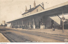 16 - N°72862 - COGNAC - Gare De L'état - Carte Photo - Cognac