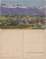 Ansichtskarte Innsbruck Panorama Mit Brandjoch, Frau Hitt 1916 - Innsbruck