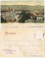 Postcard Schluckenau Šluknov Straßenpartie Und Industrieanlagen 1911  - Tchéquie