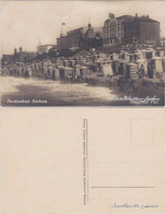 Ansichtskarte Borkum Steigende Flut - Strand 1928 - Borkum