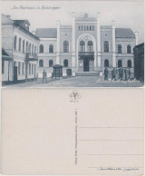 Postcard Goldingen Kuldīga Am Rathaus 1916 - Letland