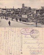 Rethel Rethel Soldaten, Blick Auf Die Zerstörte Stadt -Wegweiser 1916 - Rethel
