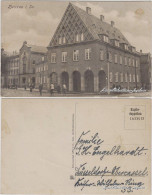 Ansichtskarte Zwickau Straßenpartie An Der Sächsischen Staatsbank 1918  - Zwickau