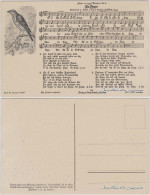 Ansichtskarte  Da Zipp: Liedkarte In Erzgebirgischer Mundart 1914 - Musica
