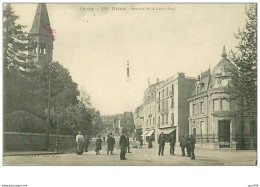 19.BRIVE.n°4603.AVENUE DE LA GARE (BAS).CACHET MILITAIRE.CROIX ROUGE - Brive La Gaillarde