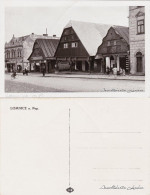 Lomnitz An Der Popelka Lomnice Nad Popelkou Straßenpartie Mit Geschäften 1940  - Tchéquie