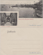 Ansichtskarte Hamburg Alsterlust - Restaurant 2 Bild Innen Und Außen 1913  - Andere & Zonder Classificatie