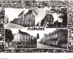 19 .  N° 200167 .  CLERGOUX . LA RUE PRINCIPALE L EGLISE L HOTEL DU LAC LA POSTE  .  CPSM . 14,5 X 10,5 - Other & Unclassified