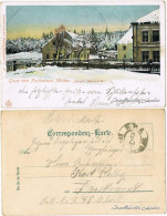 Ansichtskarte Moldau Moldava Fischerhaus Im Winter 1912  - Tchéquie