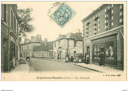 18.ARGENT SUR SAULDRE.n°27574.RUE NATIONALE.EPICERIE MERCERIE - Argent-sur-Sauldre