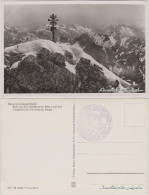 Grainau Blick Von Gipfelstation Auf Den Ostgipfel Und Die Stubaier Berge 1934 - Otros & Sin Clasificación