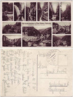 Postcard Herrnskretschen Hřensko Böhmische Schweiz (11 Bild) 1935 - Tchéquie